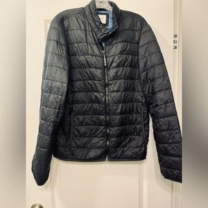 Old Navy Men's Black Puffer Jacket